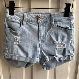PacSun Super Stretch Shortie Jean Shorts